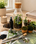 DIY Terrarium Kit for Beginners – Rockspire Glass Terrarium Gift Set