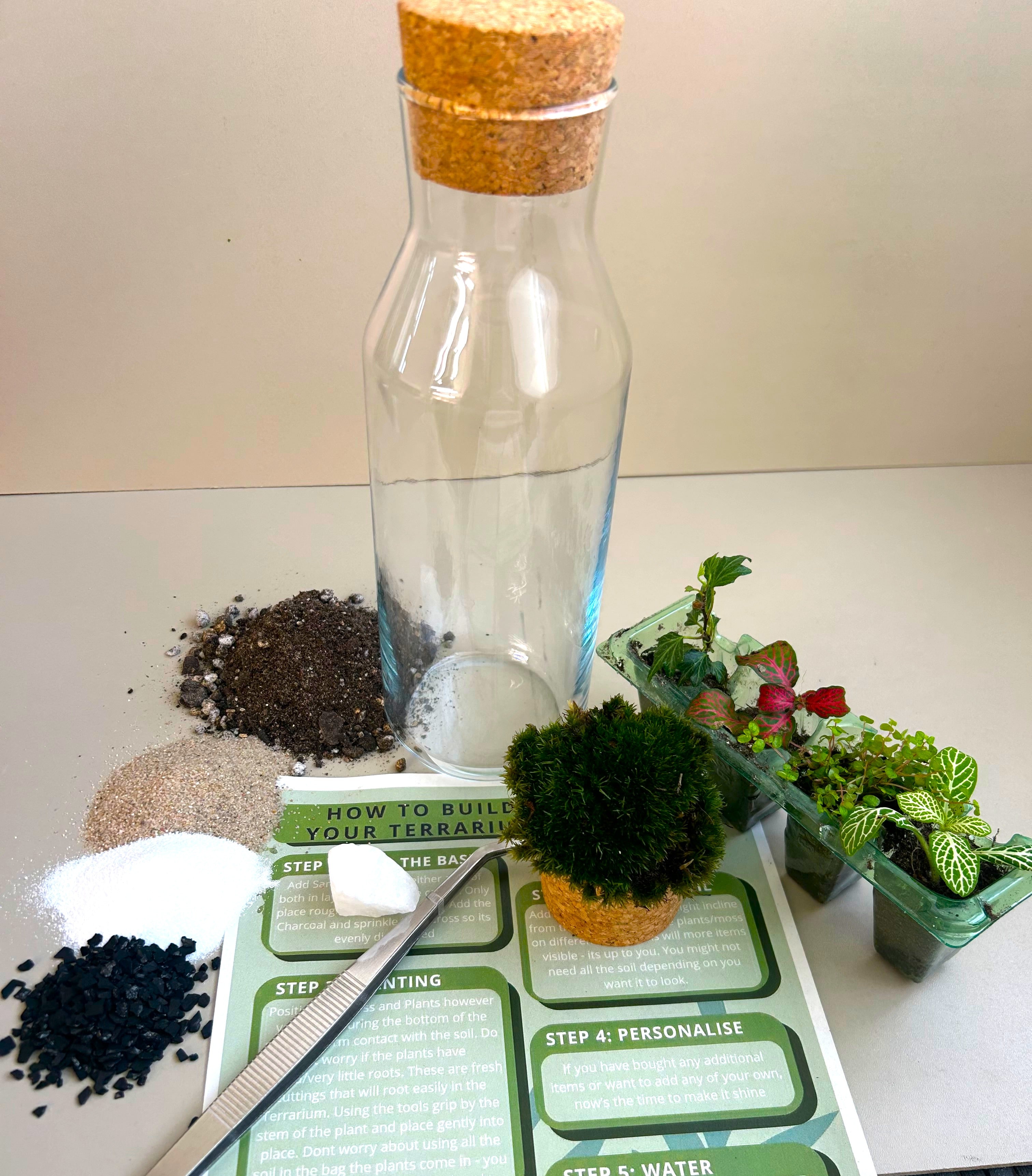 Calming Garden Crystal DIY Terrarium Kit